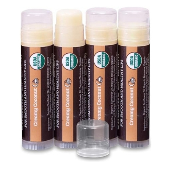 4 Pack Organic Best Lip Balm Repair Chapstick For Dry Cracked Lips Cream… - Picture 7 of 7